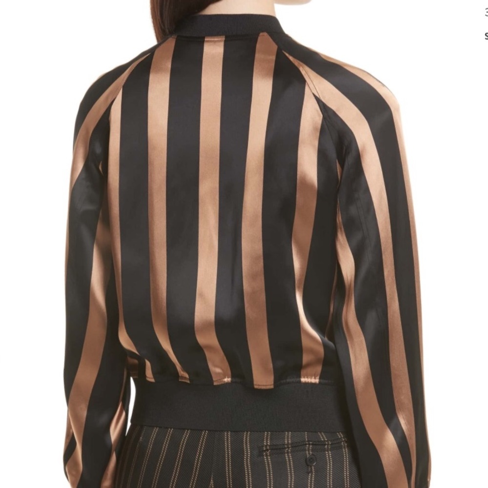 🆕 3.1 Phillip Lim Black&Brown  Bomber Jacket😍 - Picture 2 of 7